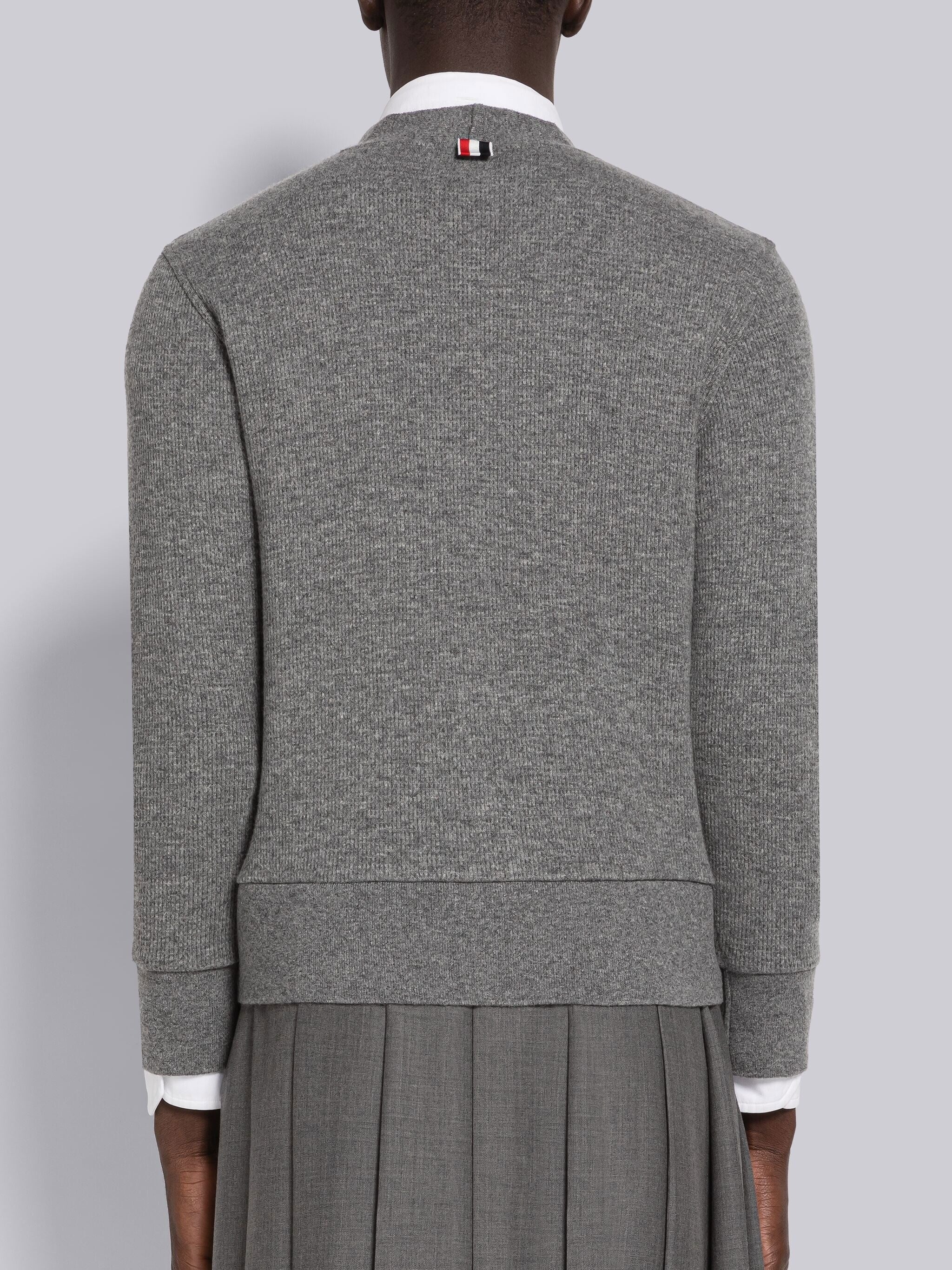 CASHMERE WAFFLE CARDIGAN - Image 3