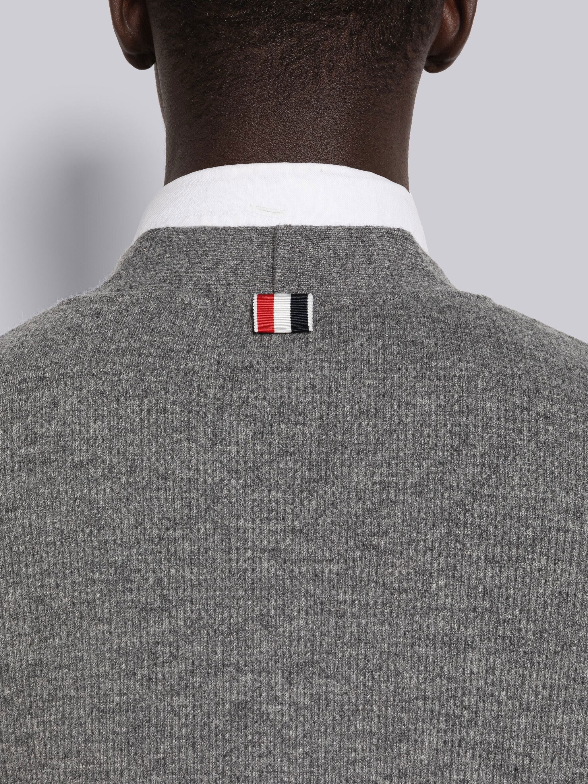 CASHMERE WAFFLE CARDIGAN - Image 4