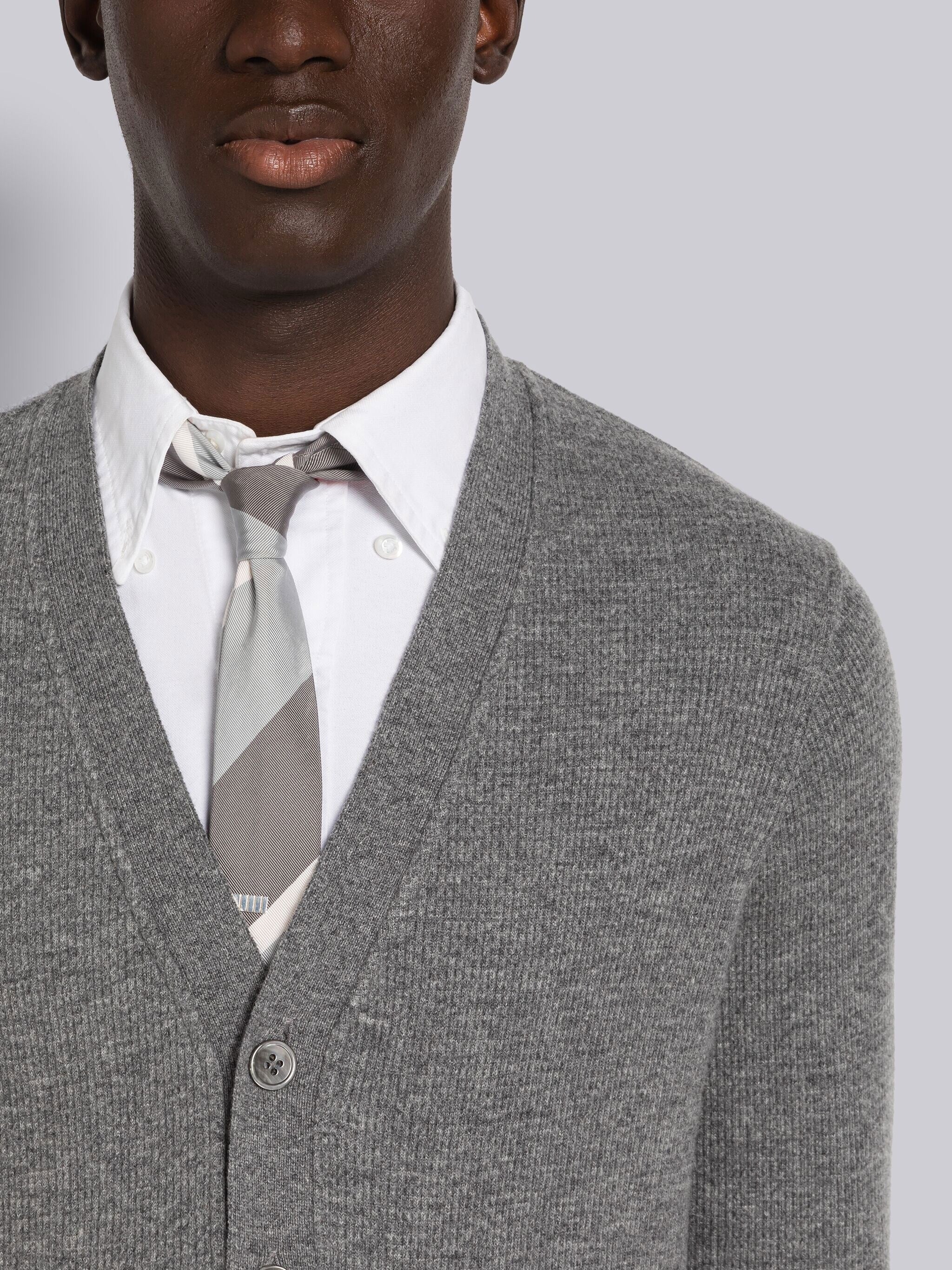 CASHMERE WAFFLE CARDIGAN - Image 5