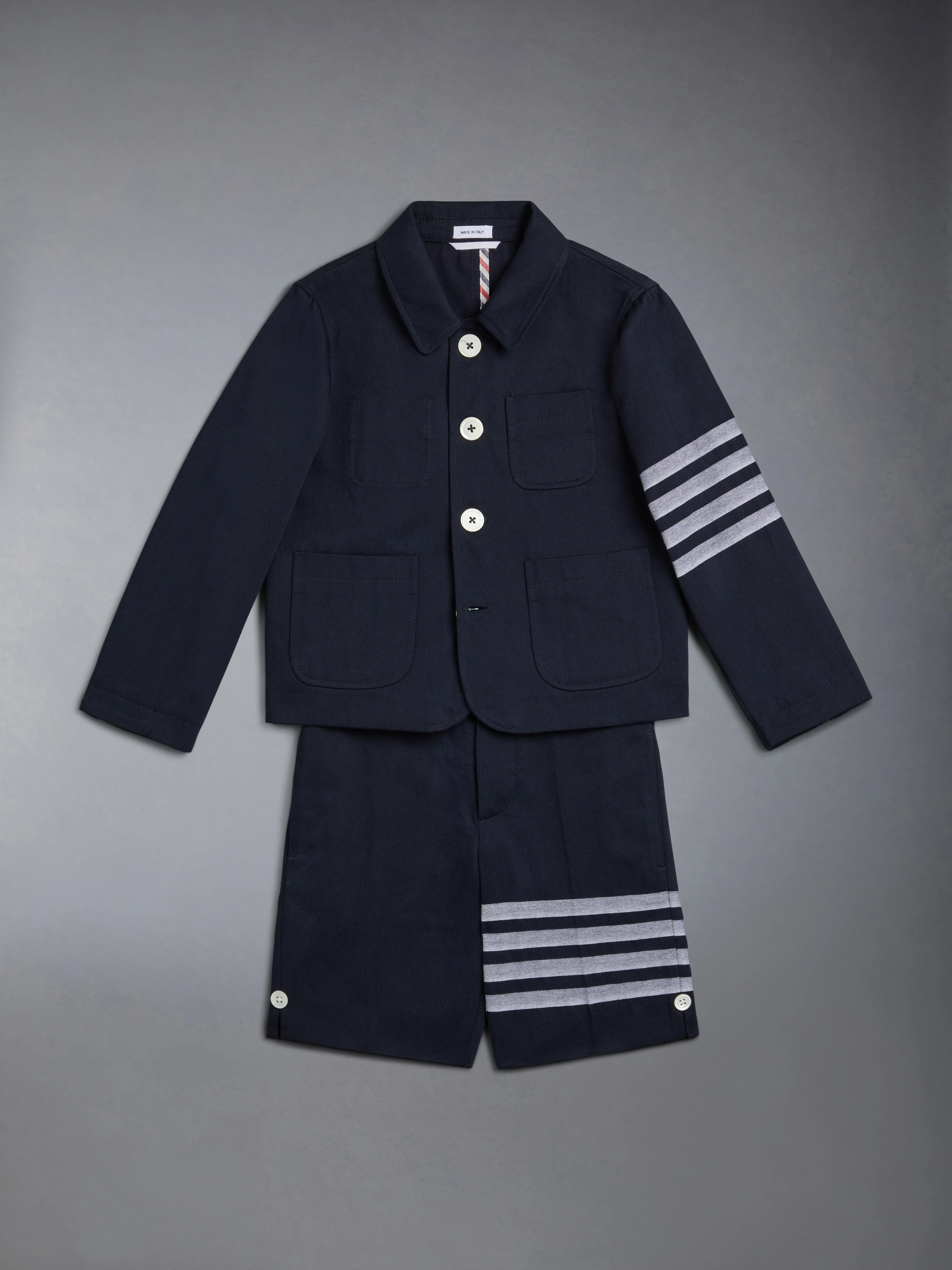 CHILDREN'S COTTON 4-BAR JACKET - Image 6