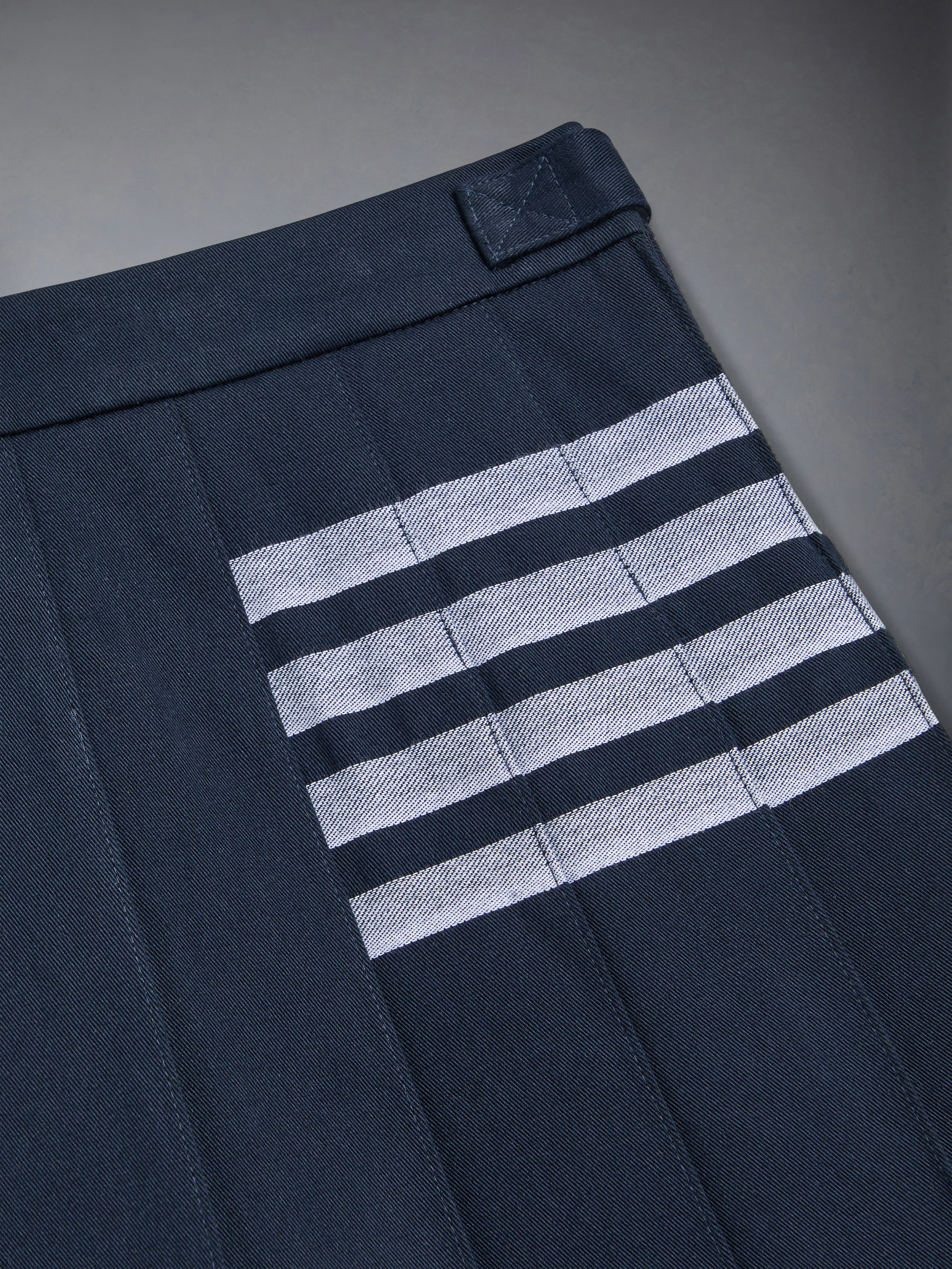 CHILDREN'S COTTON 4-BAR PLEATED MINI SKIRT - Image 3