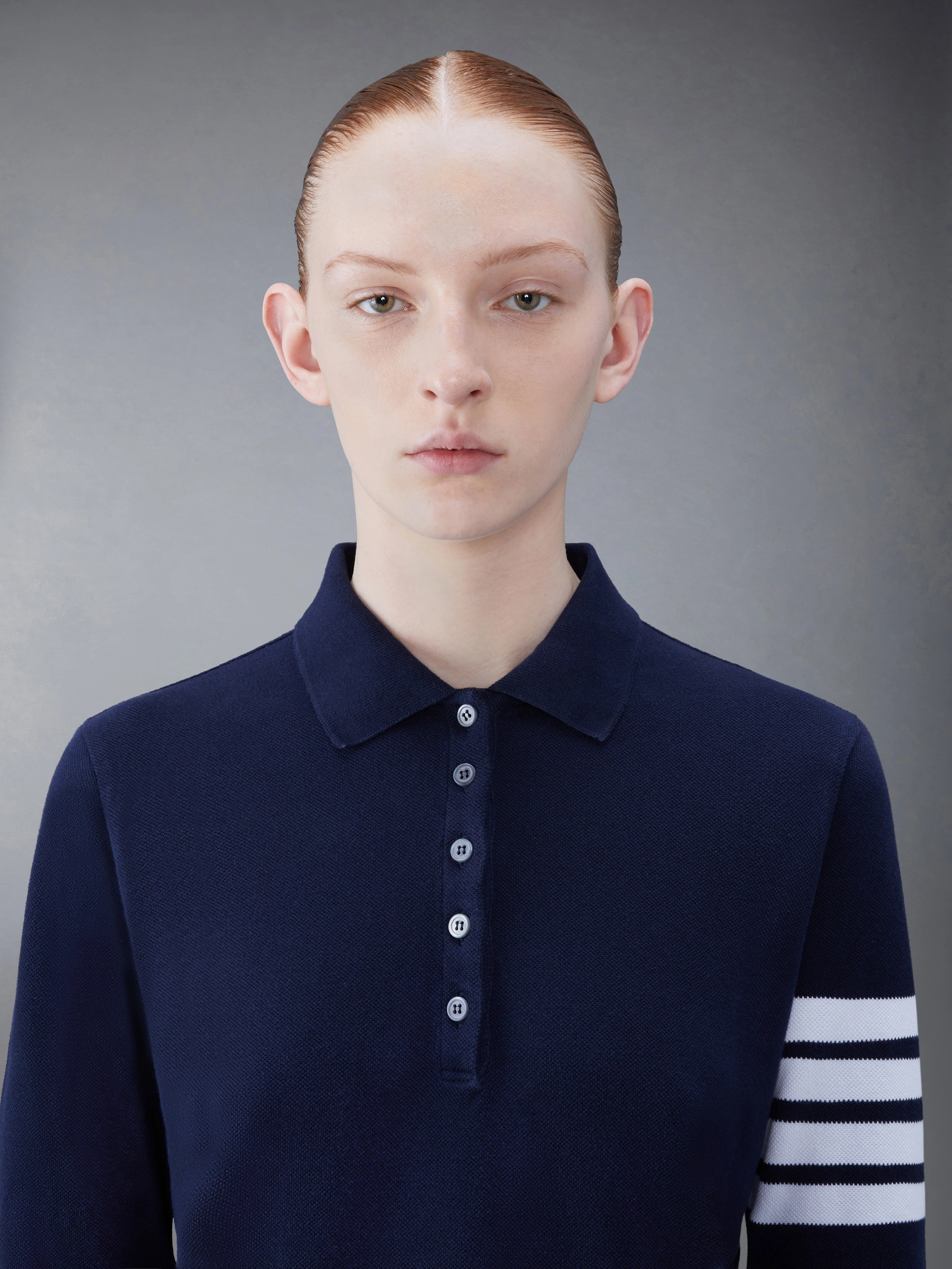 Classic Pique 2003 4-Bar Long Sleeve Polo - Image 4