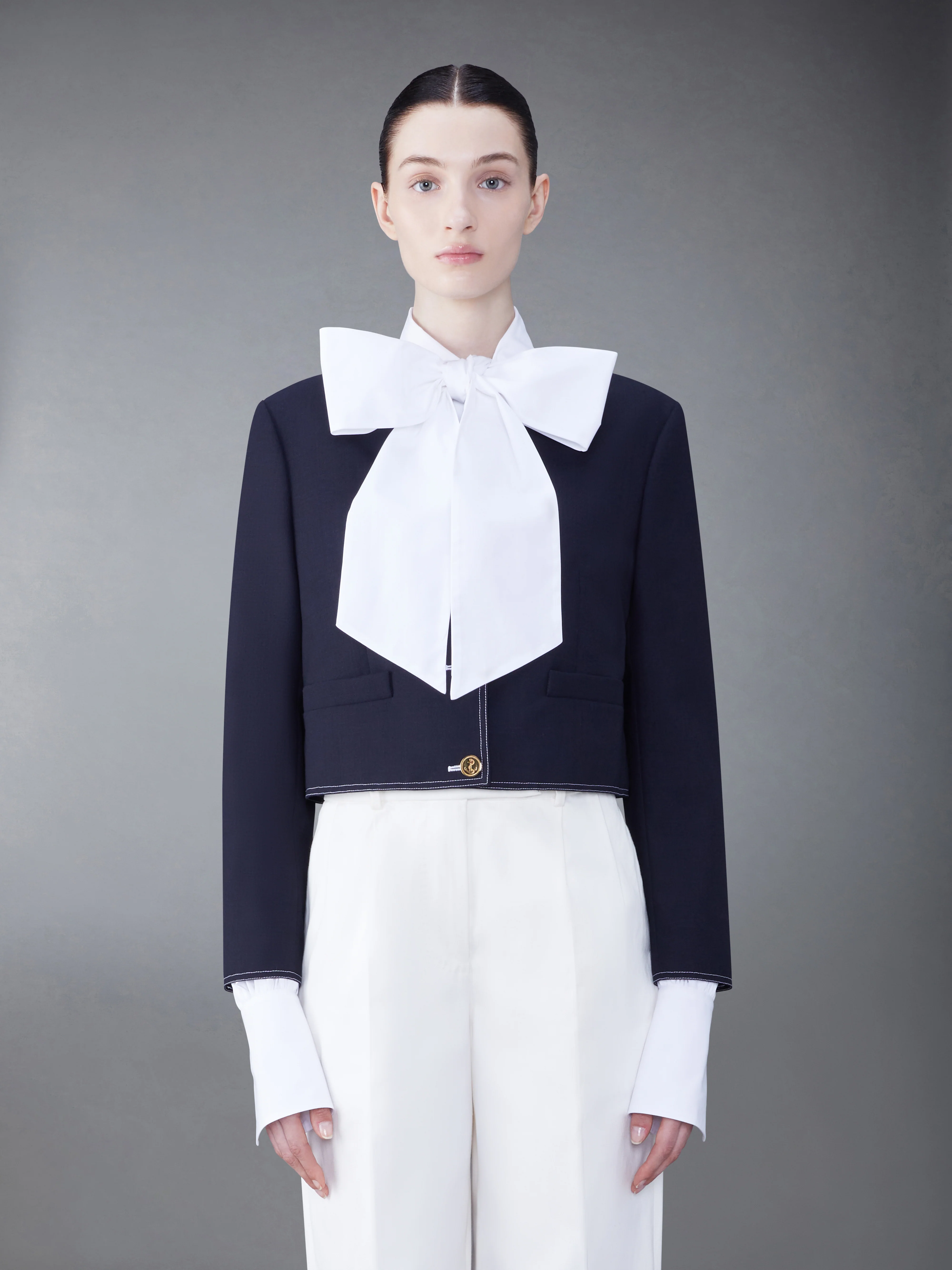 FRESCO BOX PLEAT CARDIGAN JACKET - Image 2