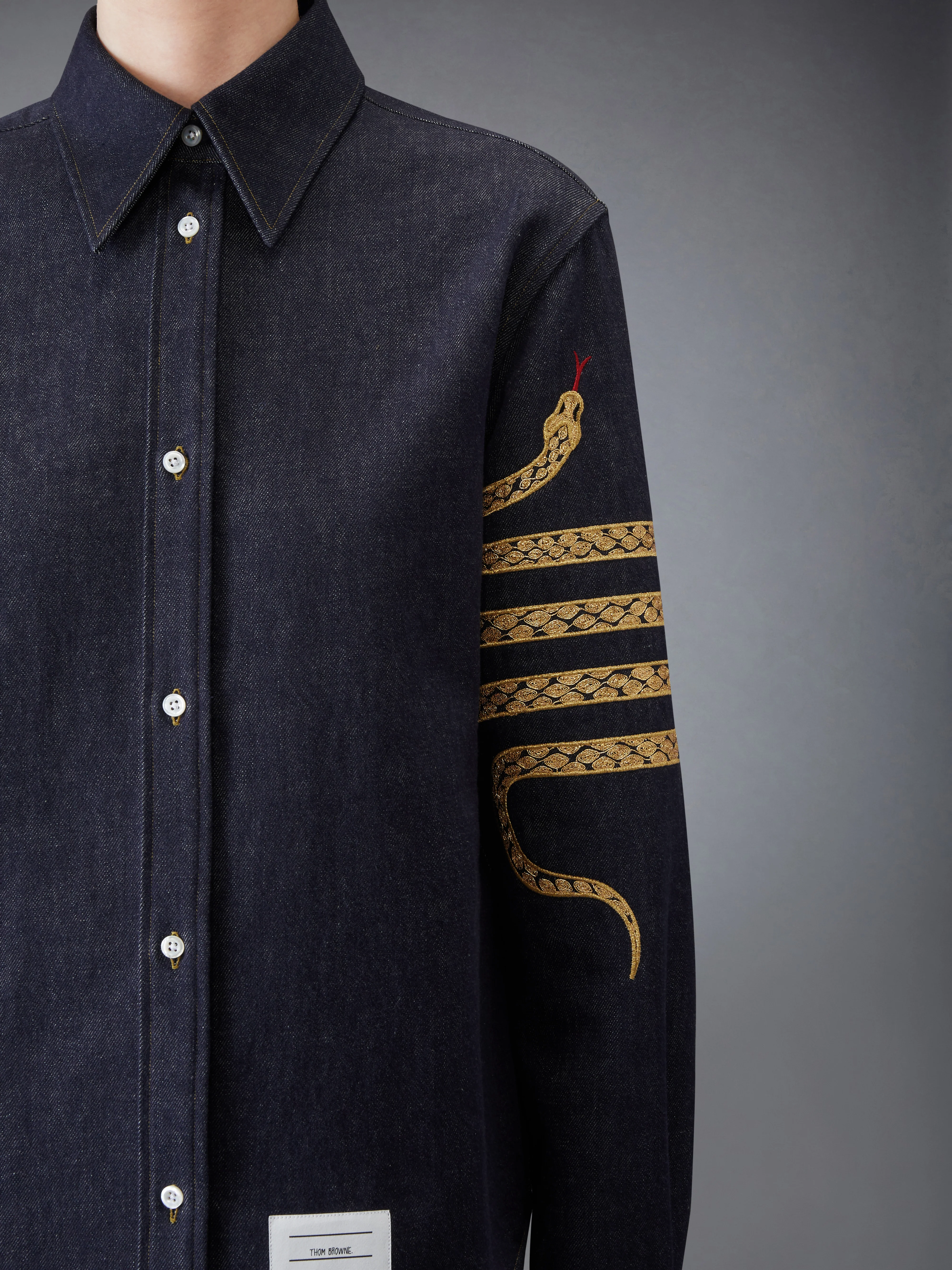 LUNAR NEW YEAR EASY FIT DENIM SHIRT - Image 5