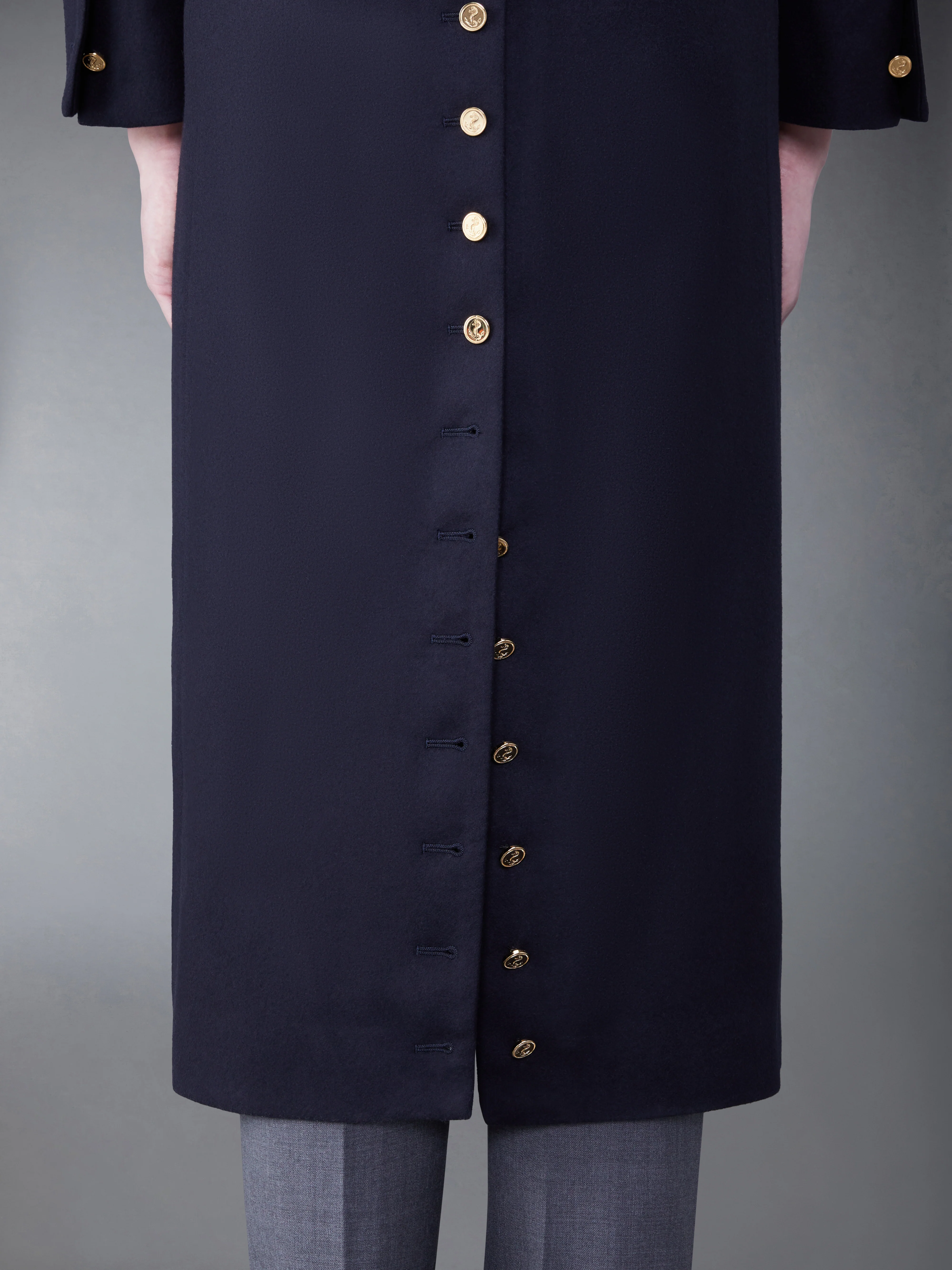 MELTON BUTTON BAL COLLAR COAT - Image 5