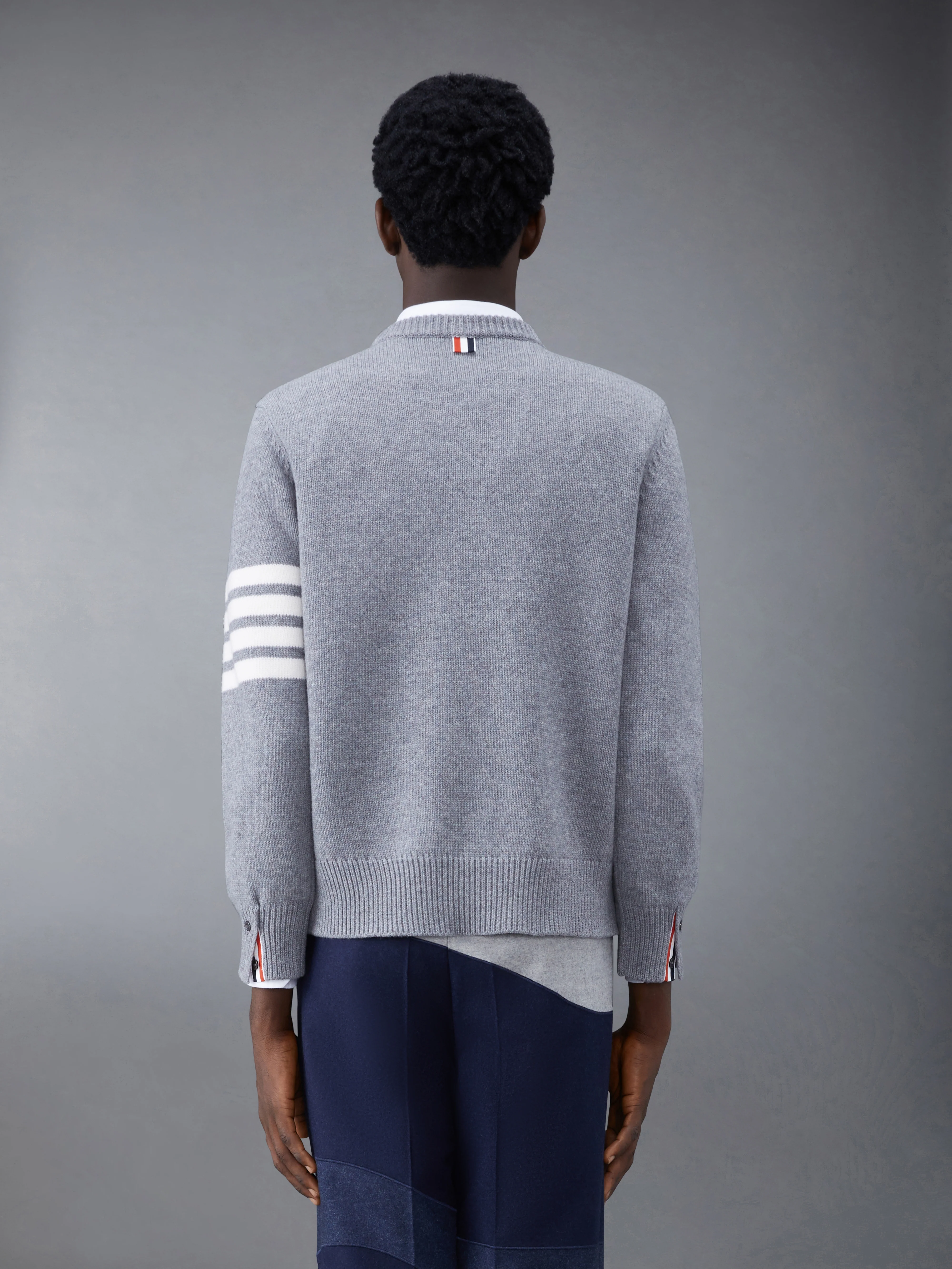 Merino Jersey 4-Bar Crew Neck Pullover - Image 2