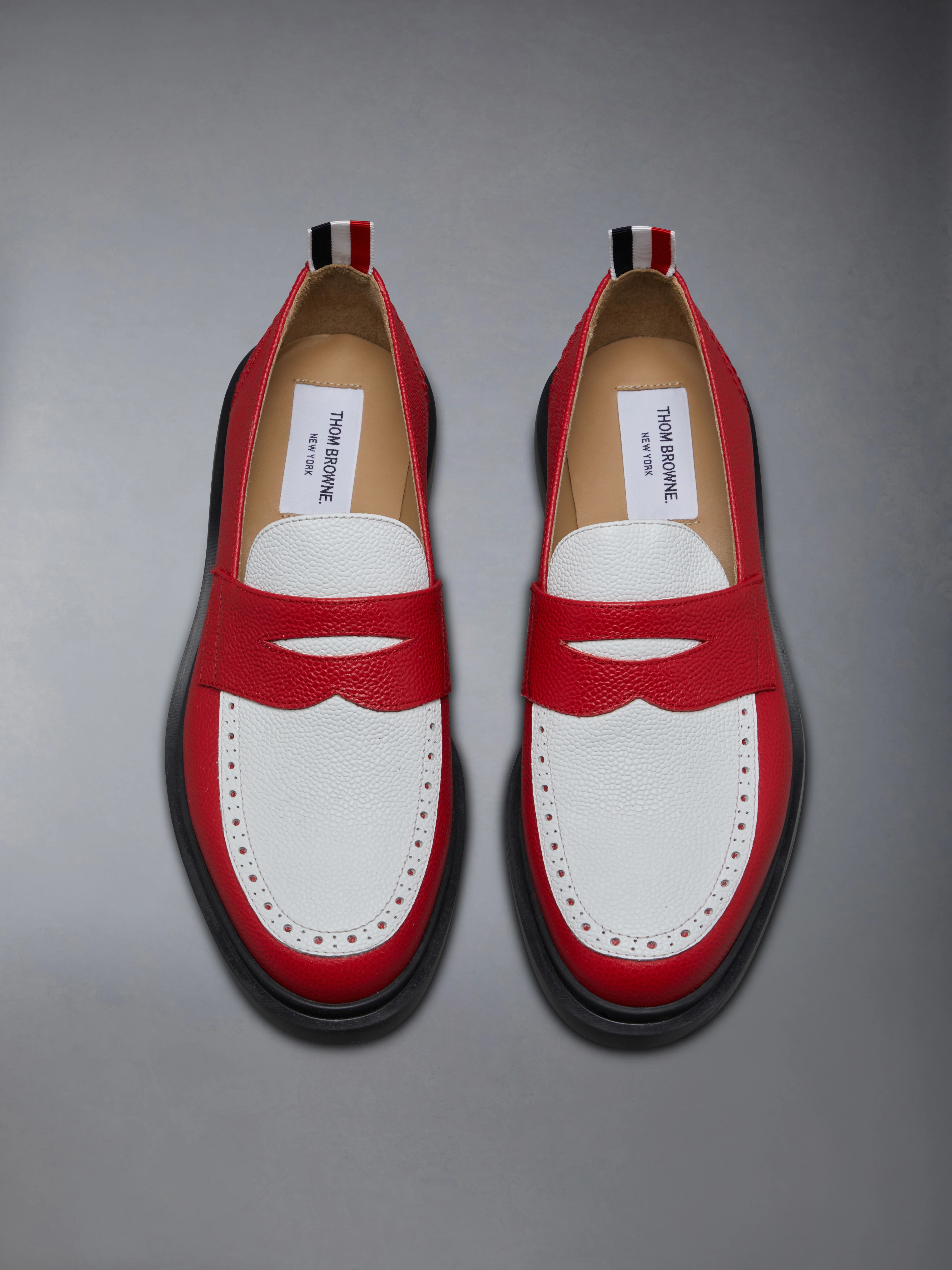 Pebble Grain Leather Penny Loafer - Image 5