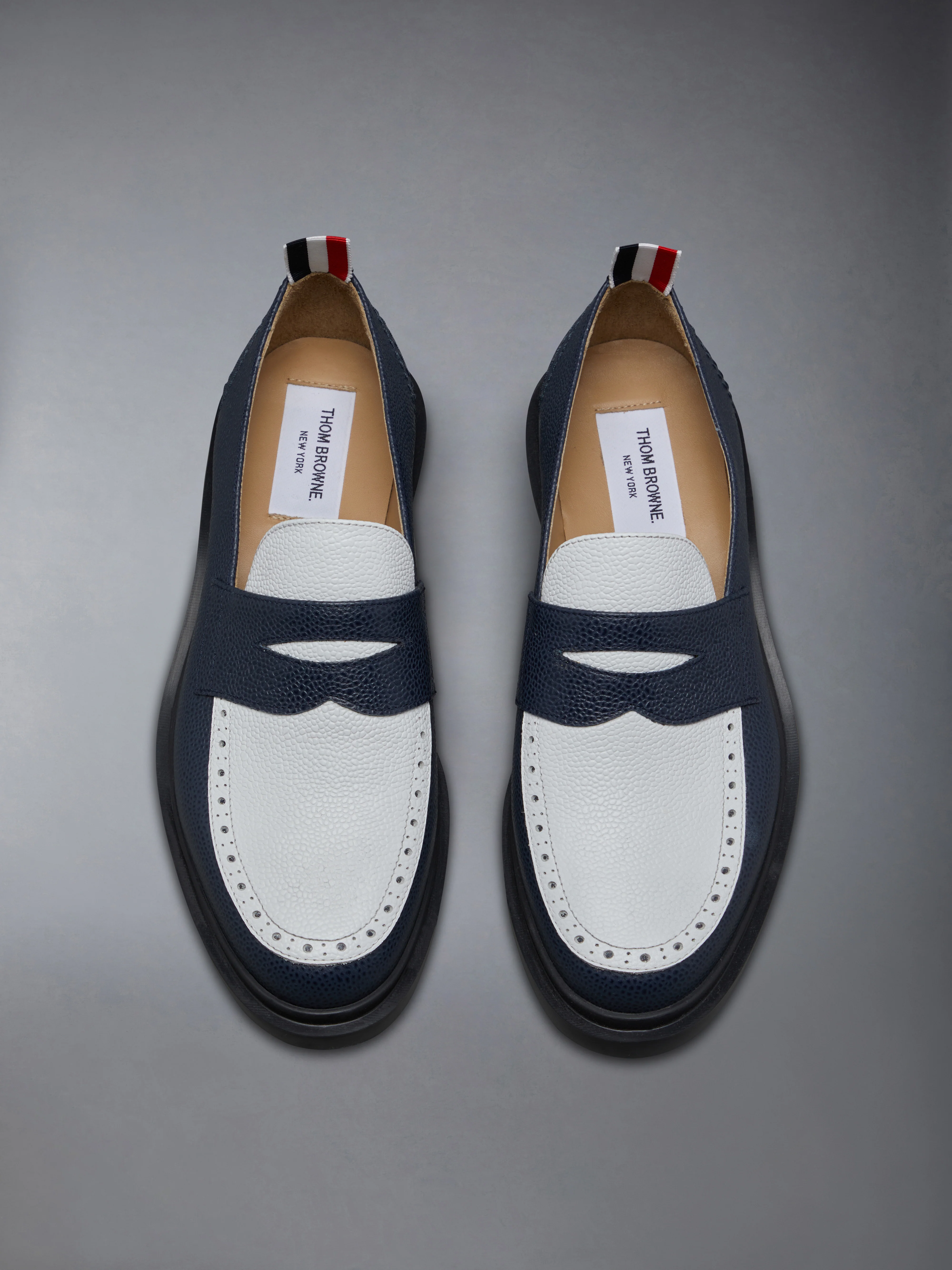 Pebble Grain Leather Penny Loafer - Image 5