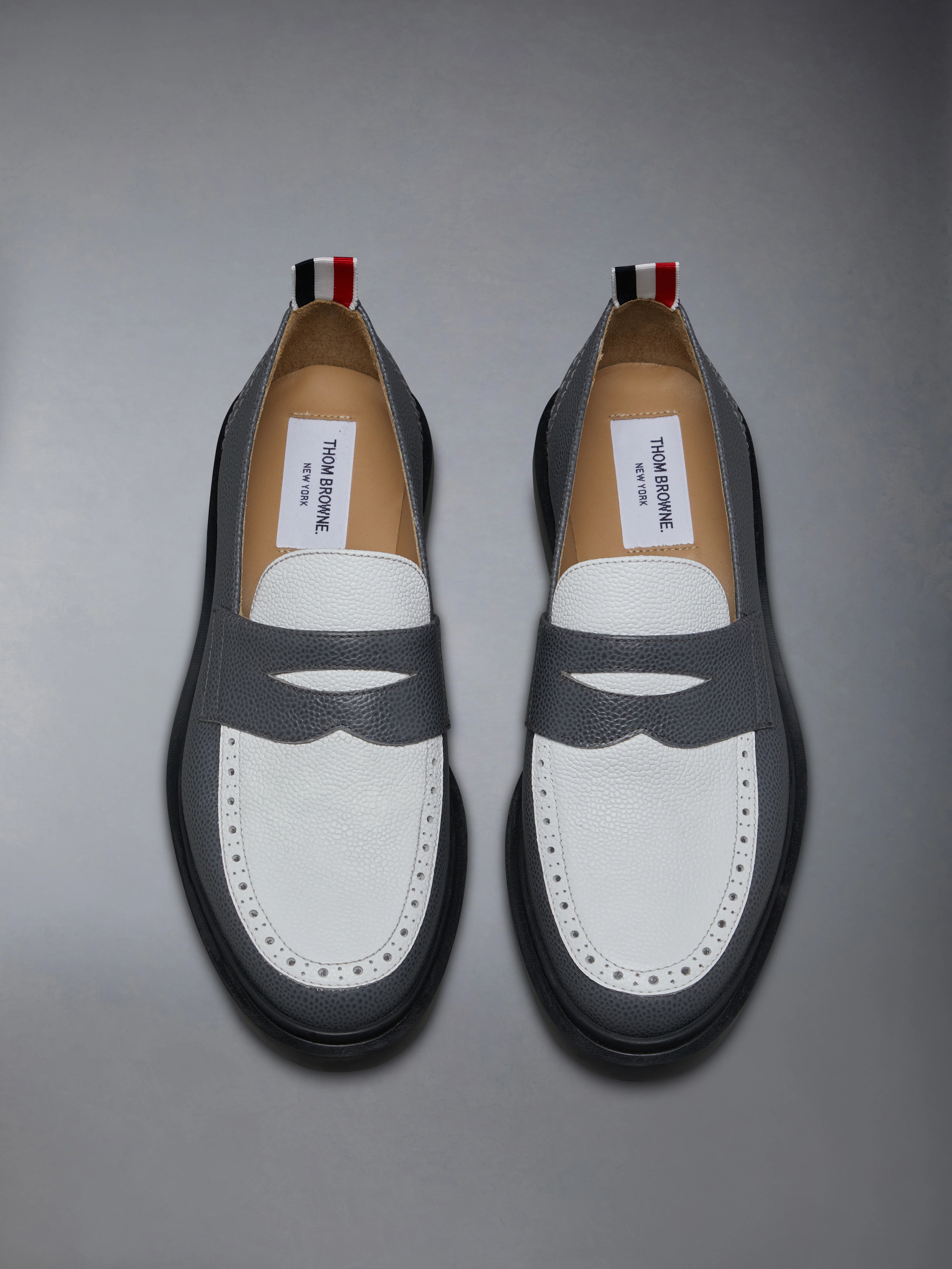 Pebble Grain Leather Penny Loafer - Image 5