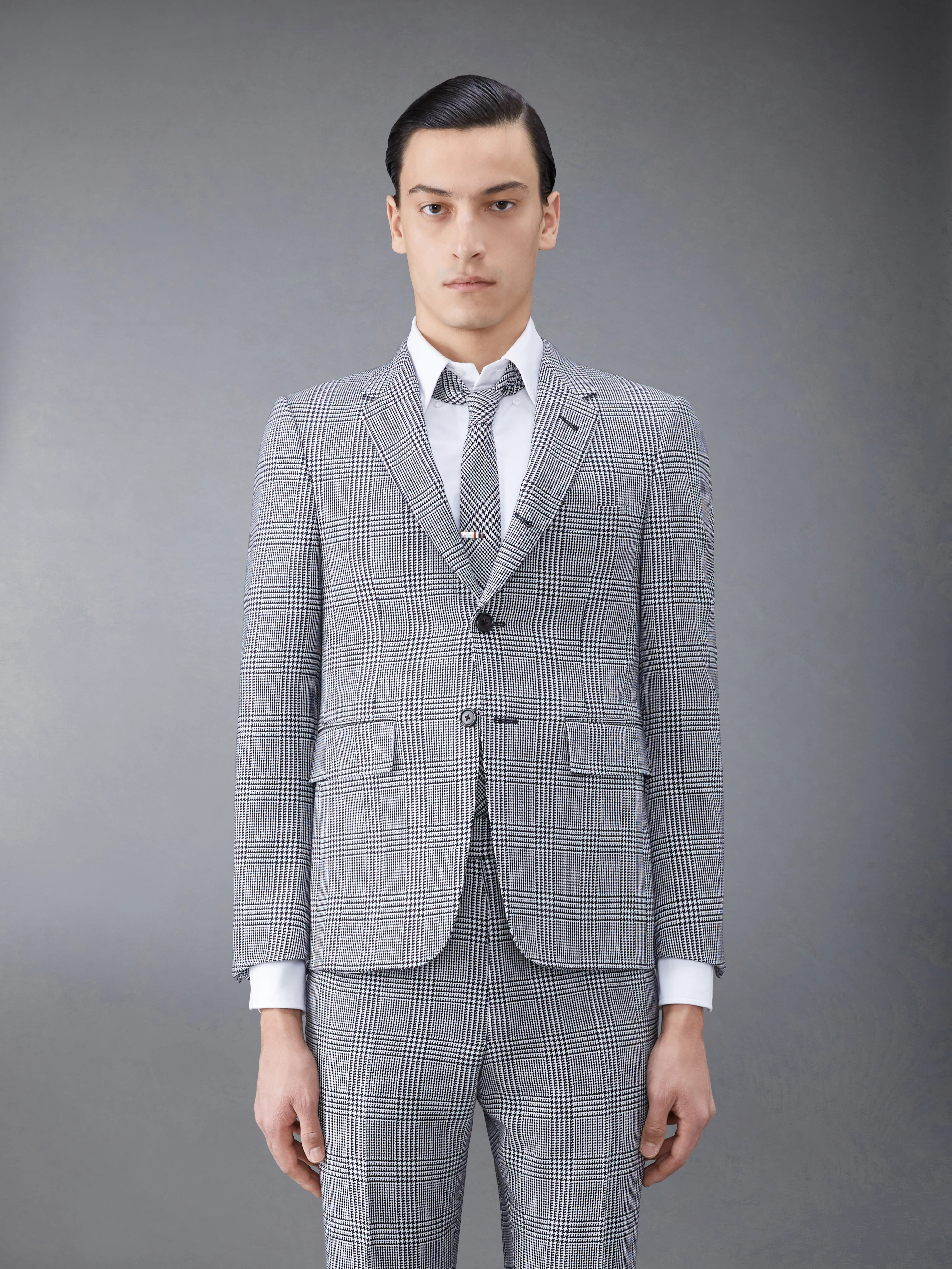 Prince Of Wales Heavy Wool Classic Sport Coat
