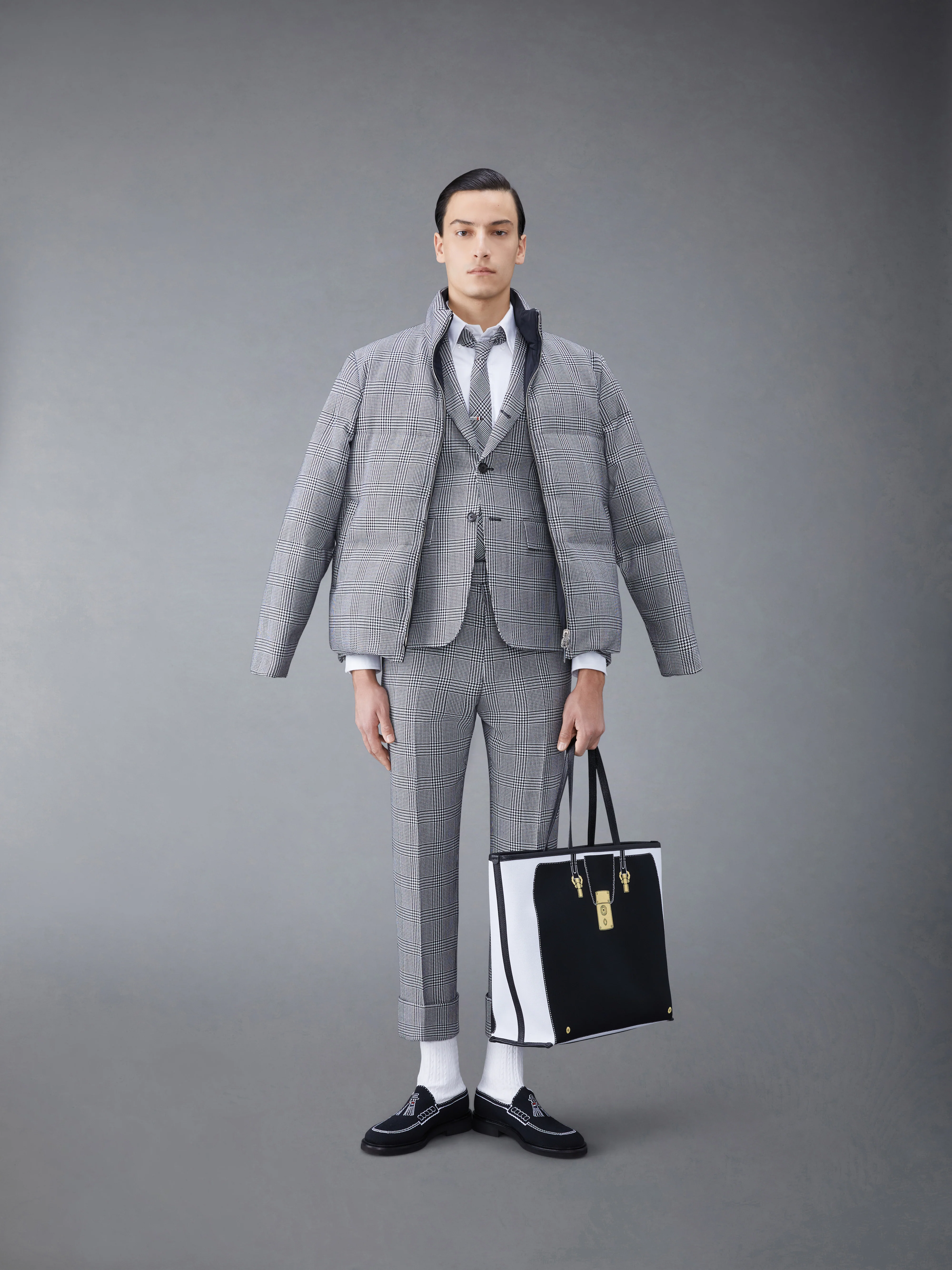 Prince Of Wales Heavy Wool Classic Sport Coat - Image 3