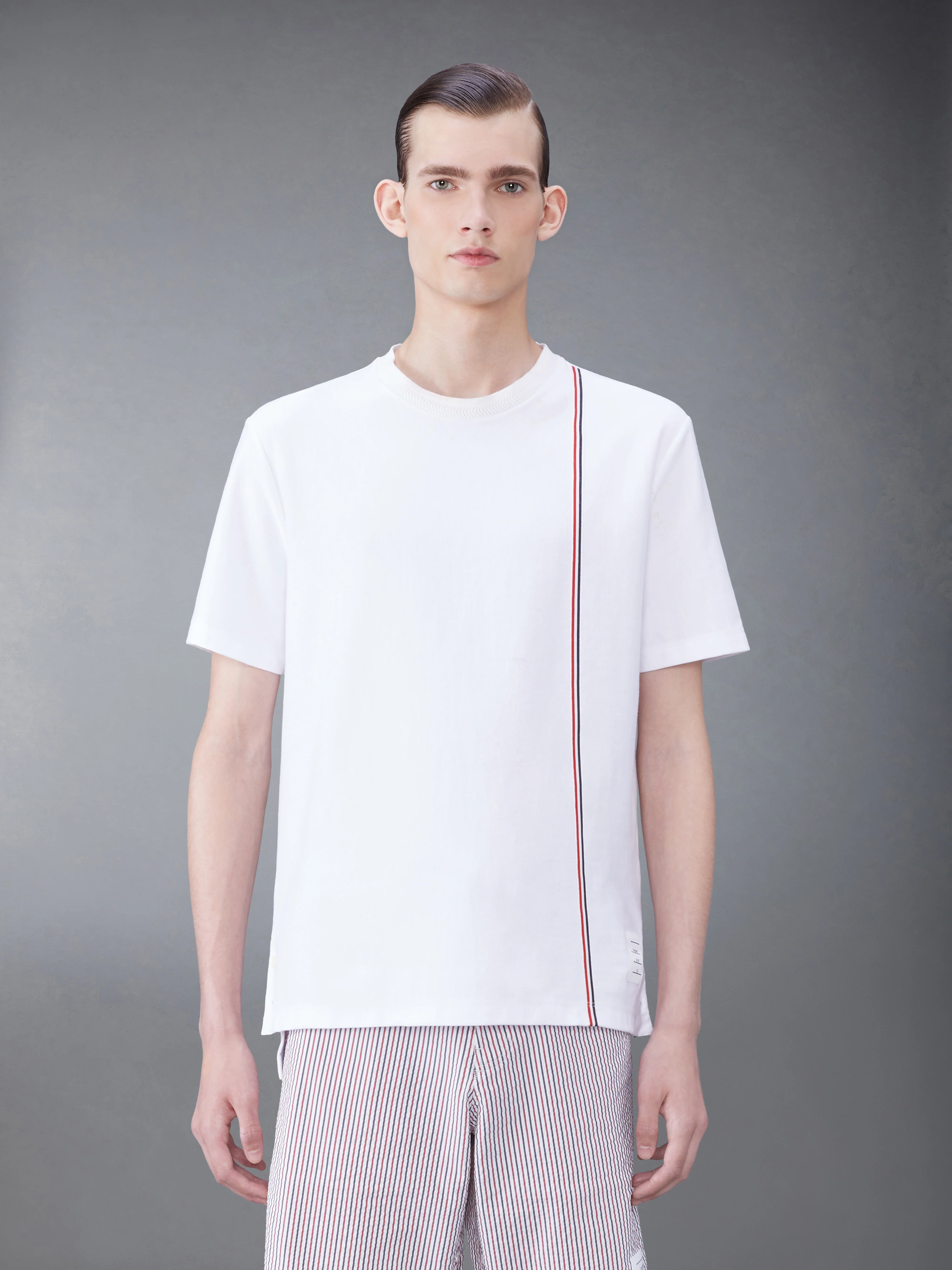 RWB STRIPE JERSEY TEE