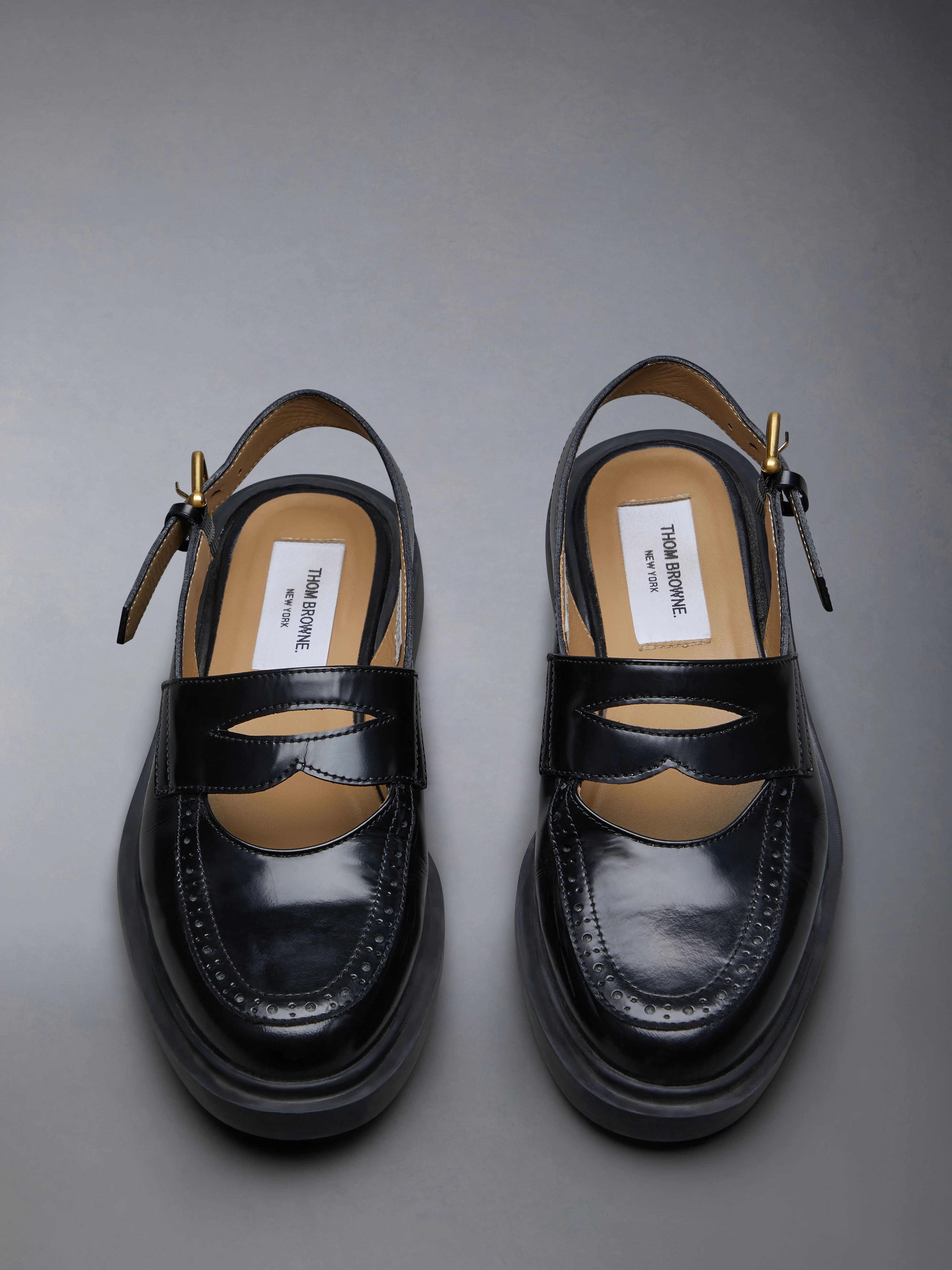 SPAZZOLATO SLINGBACK PENNY LOAFER - Image 5