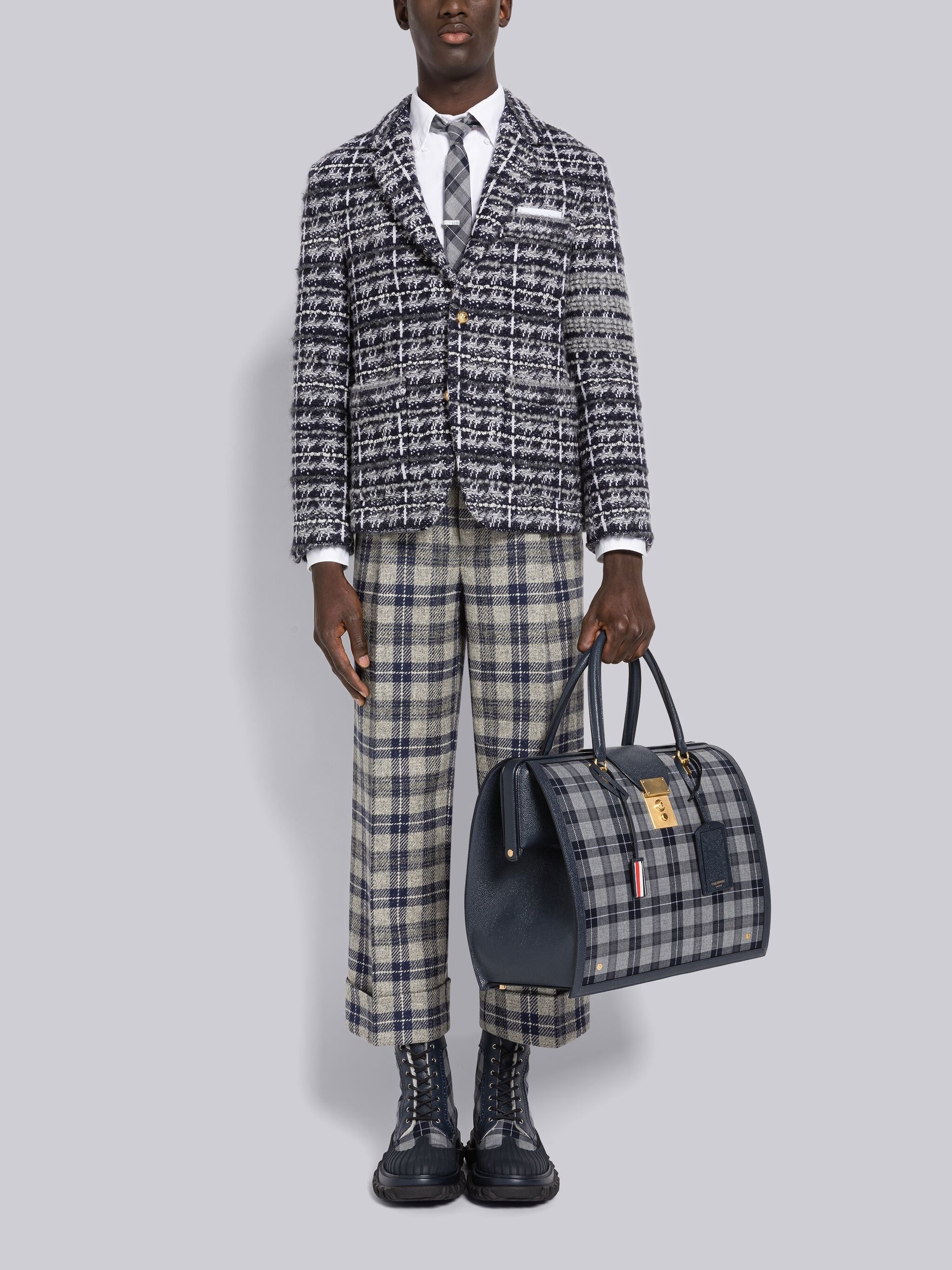 TWEED SINGLE-BREASTED BLAZER - Image 2