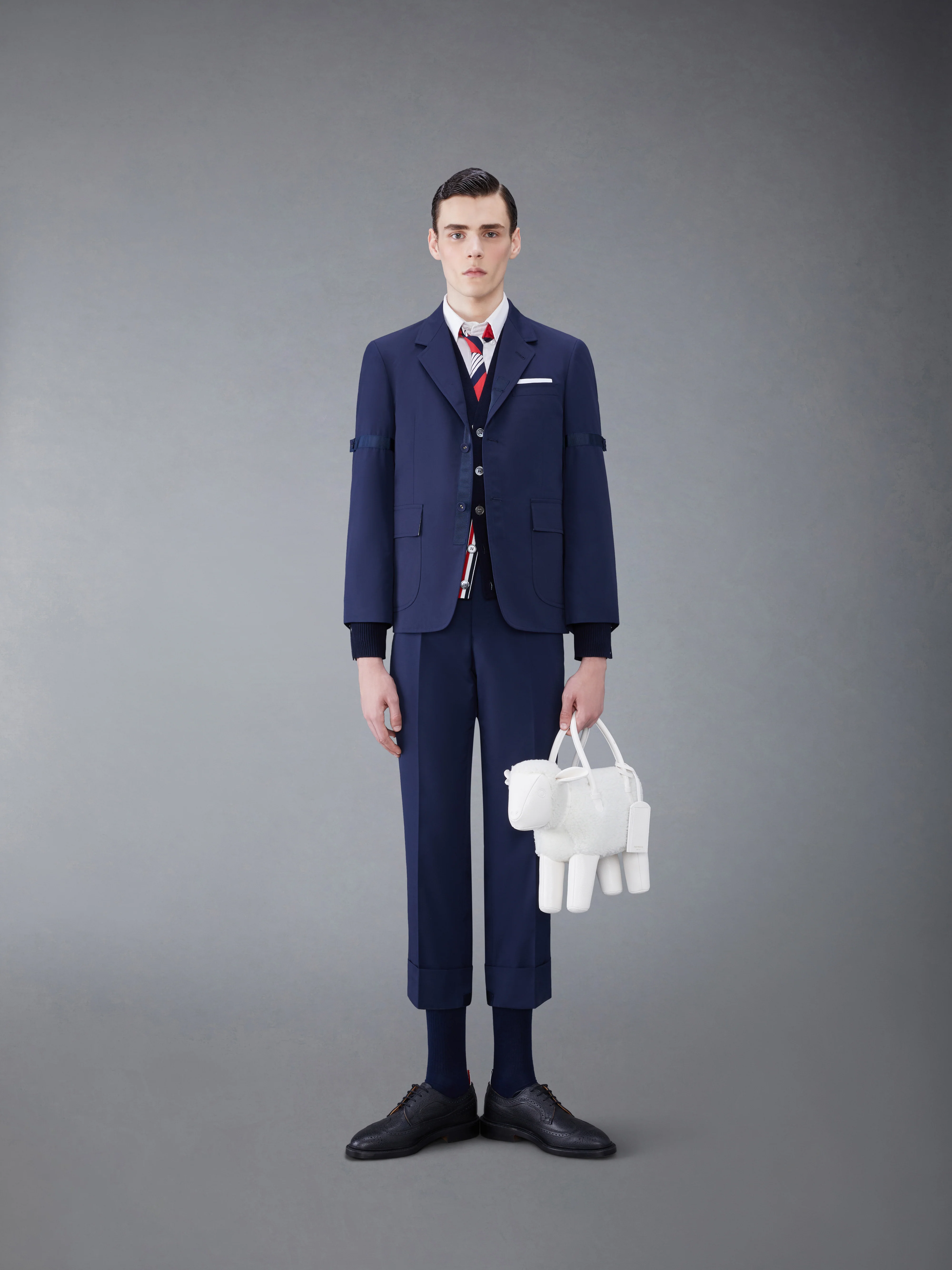 TYPEWRITER CLOTH CLASSIC BACKSTRAP TROUSER - Image 3