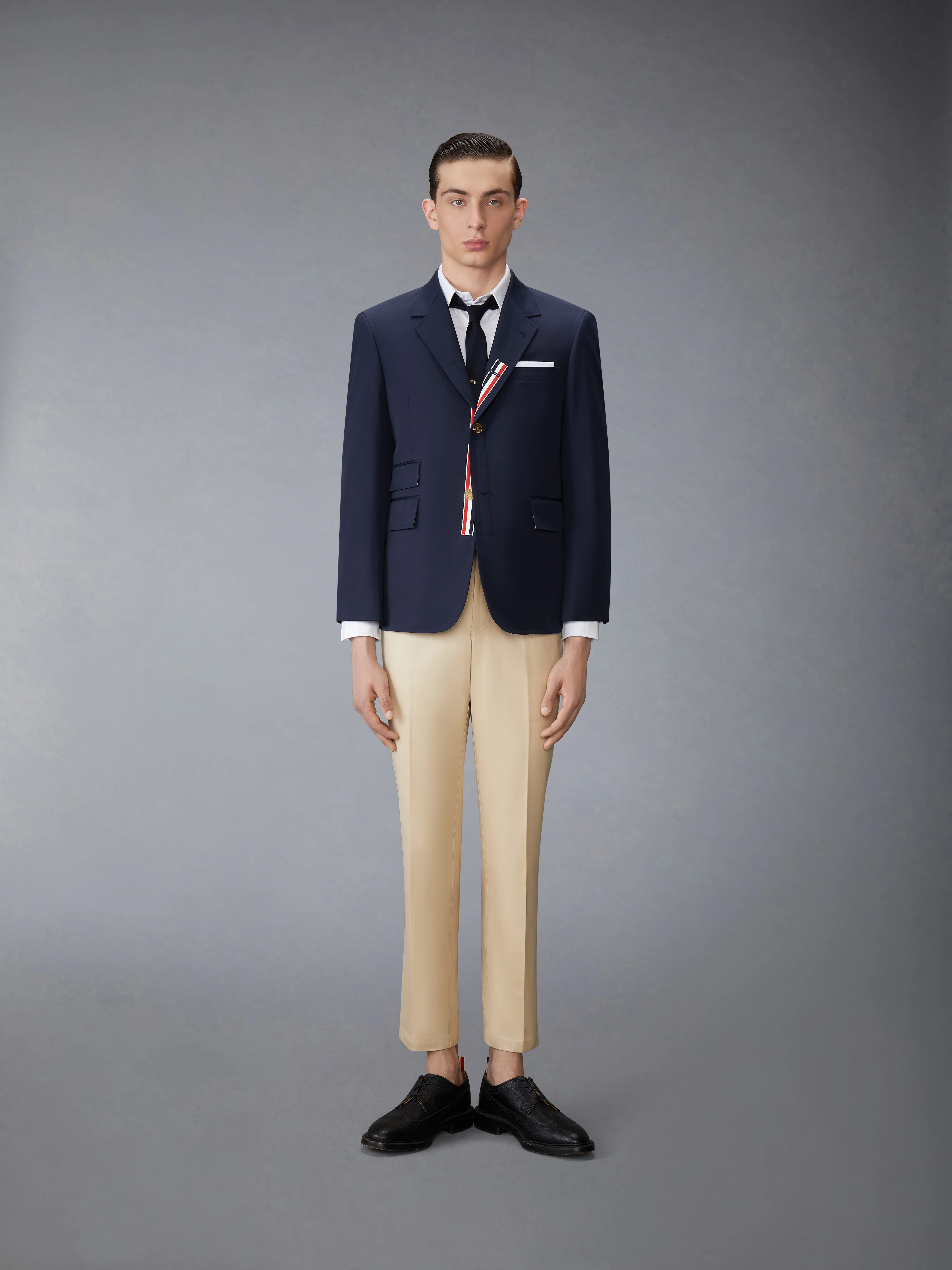 TYPEWRITER CLOTH GROSGRAIN PLACKET SPORT COAT - Image 3