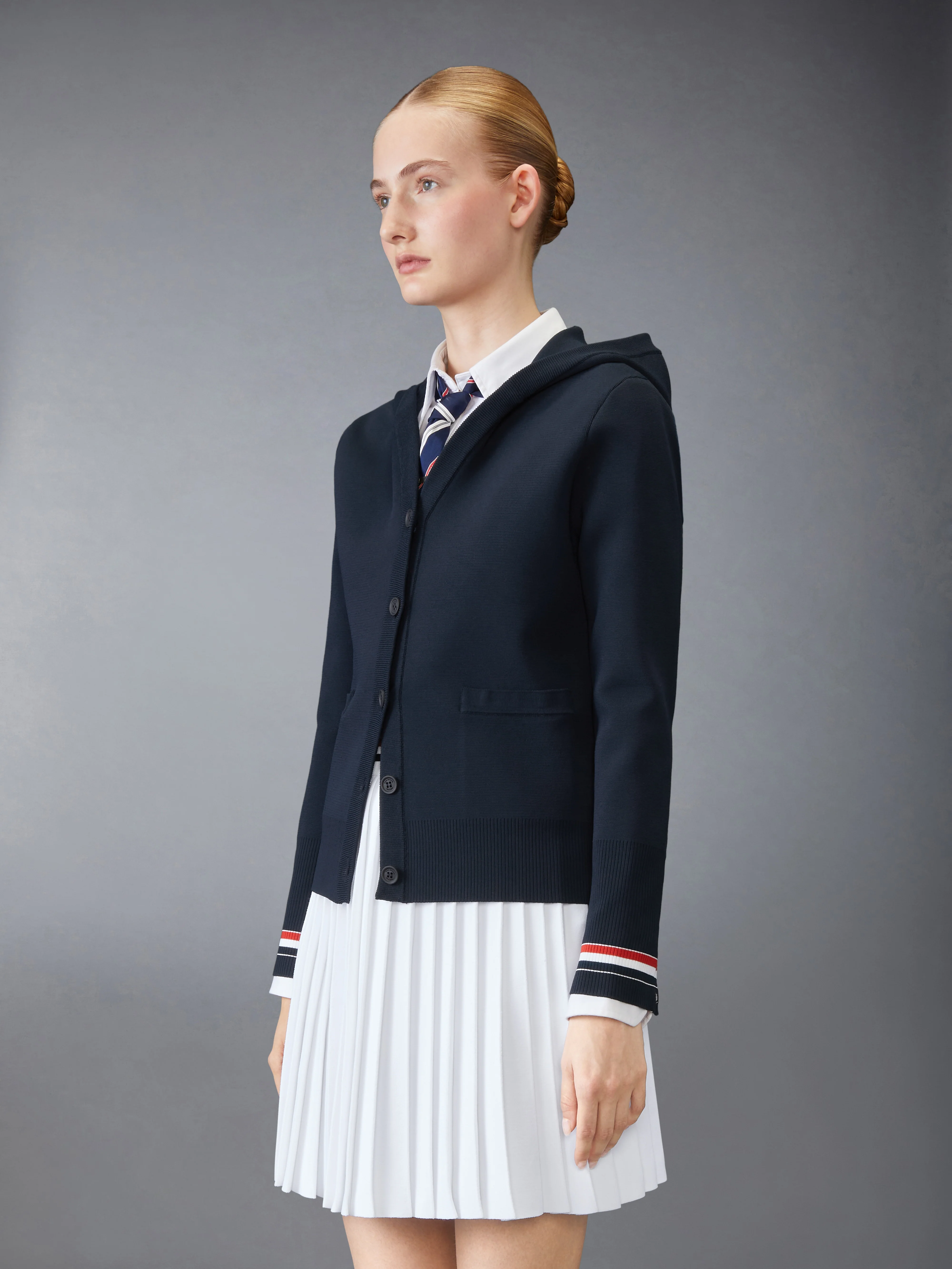 VISCOSE CARDIGAN HOODIE - Image 2