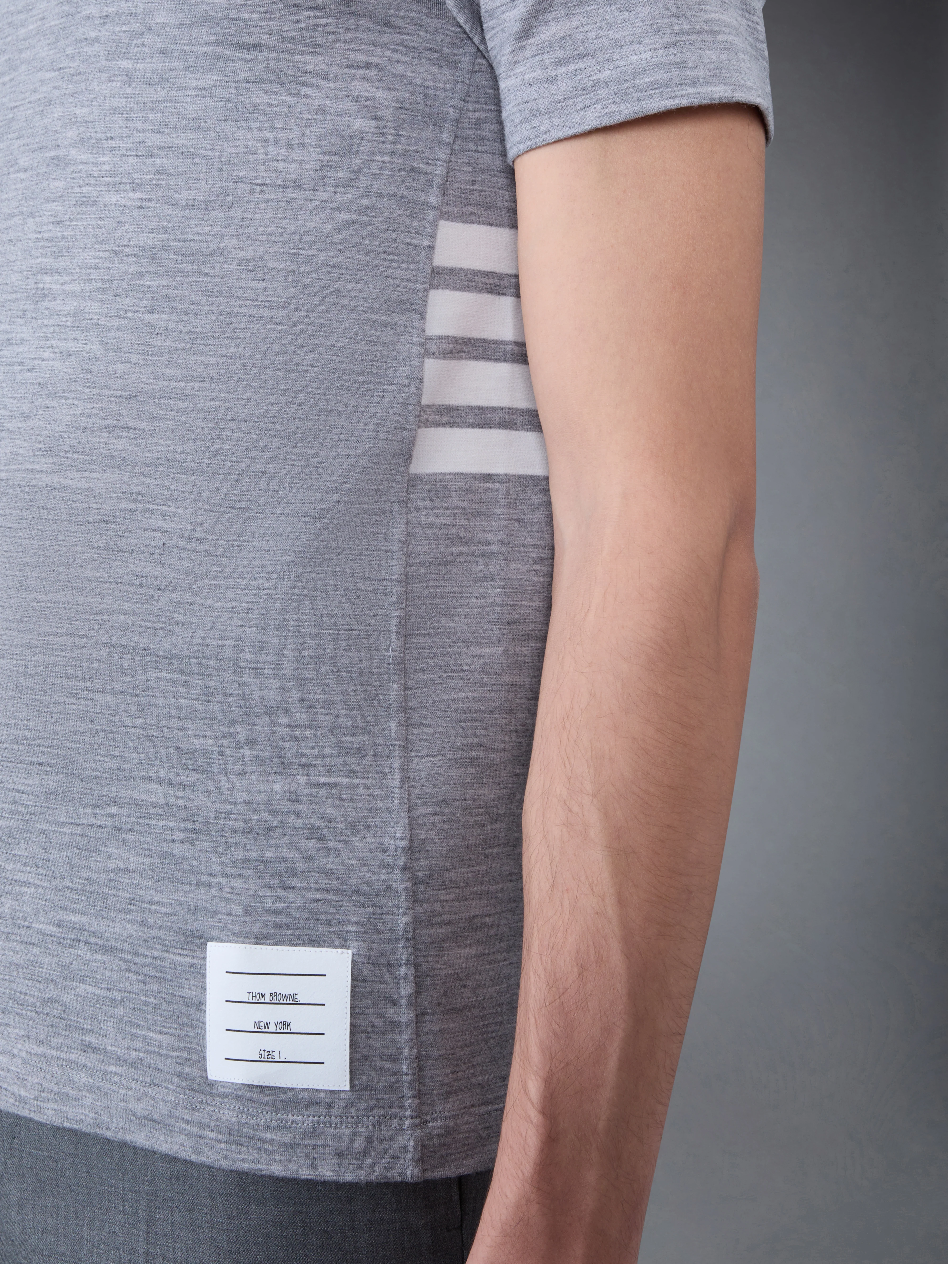 Wool Jersey 4-Bar Tee - Image 4